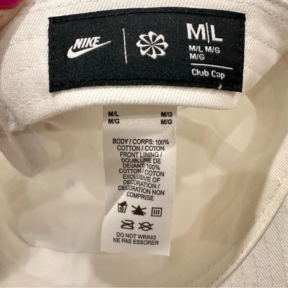 White Nike Club Cap